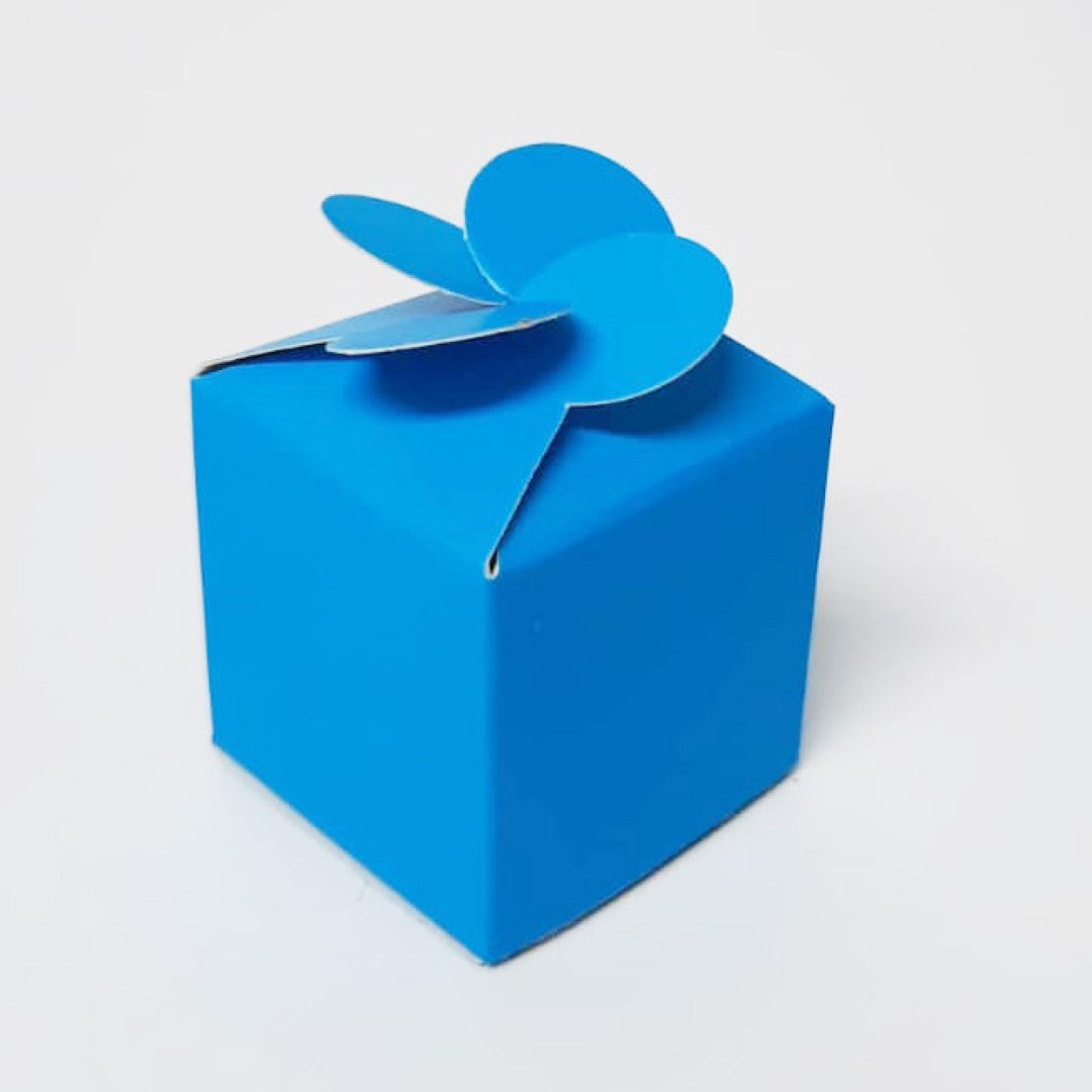 20 Caja Bolito Azúl Cielo Med. 4x4x4cm