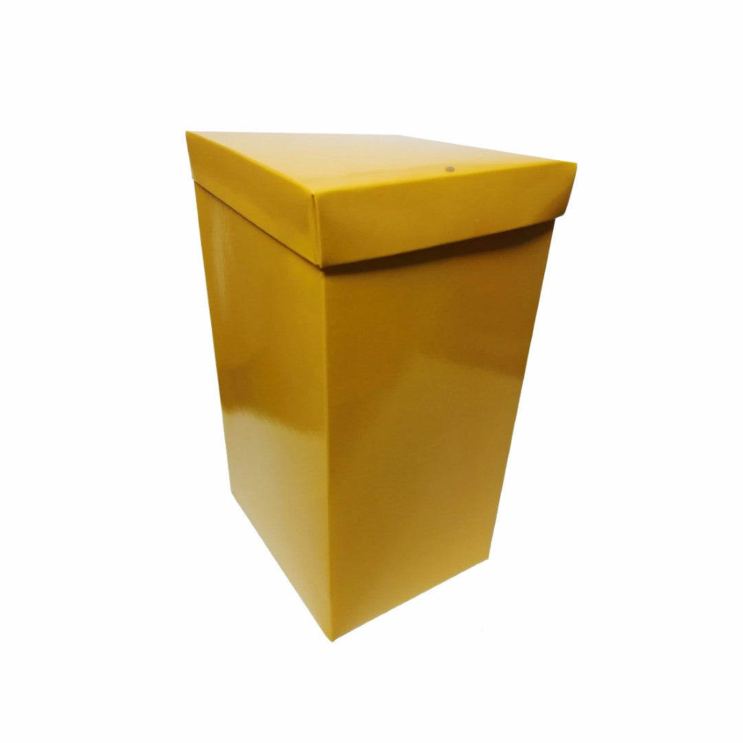 20 Caja Muñeca Mini Amarilla Med.9x9x9cm