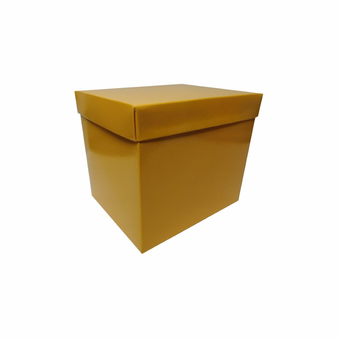 20 Caja Muñeca Mini Amarilla Med.9x9x9cm