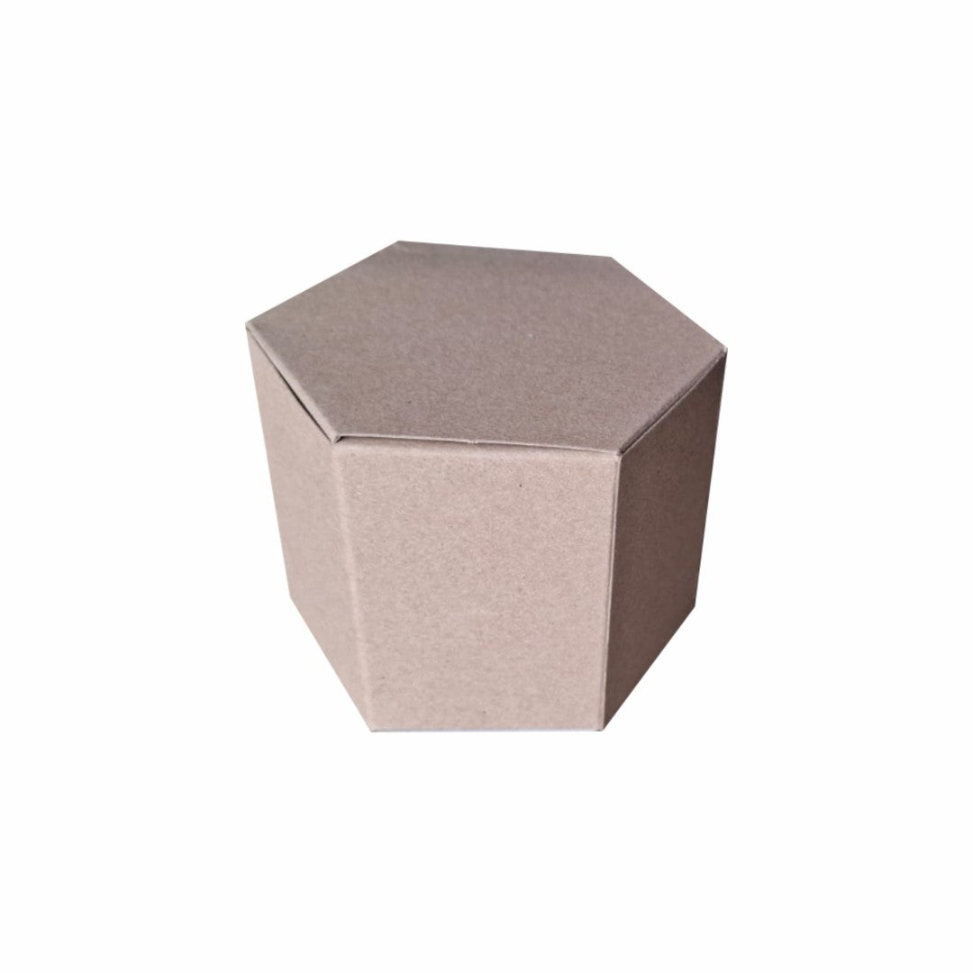 20 CajaHexagono Caple Azúl Med.12x10x9cm