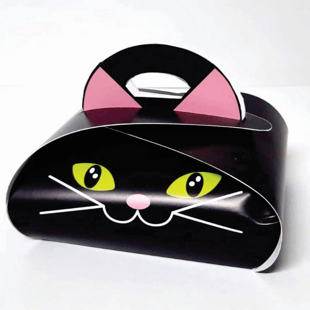 10 Caja Dulcera Halloween Calabaza Med.13x10x6cm