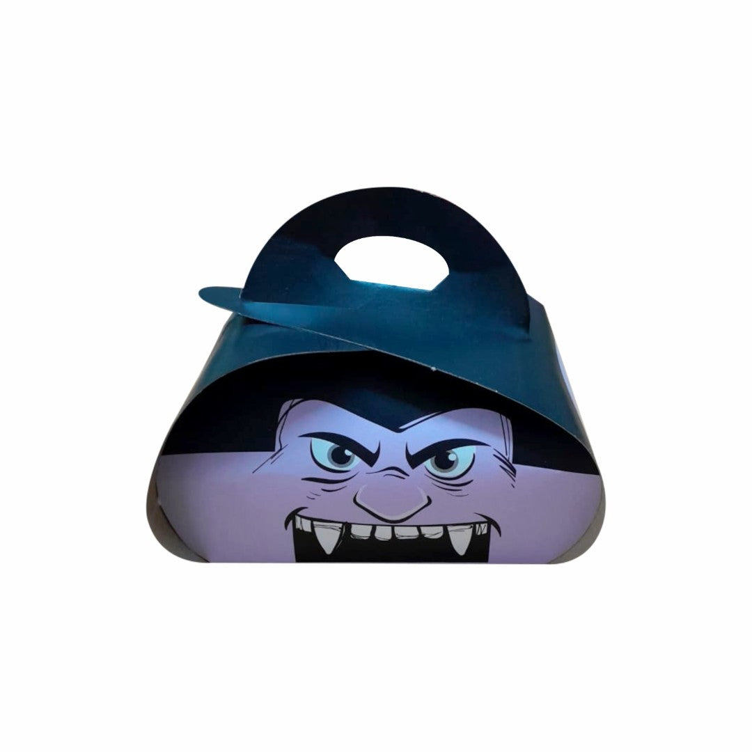 10 Caja Dulcera Halloween Calabaza Med.13x10x6cm