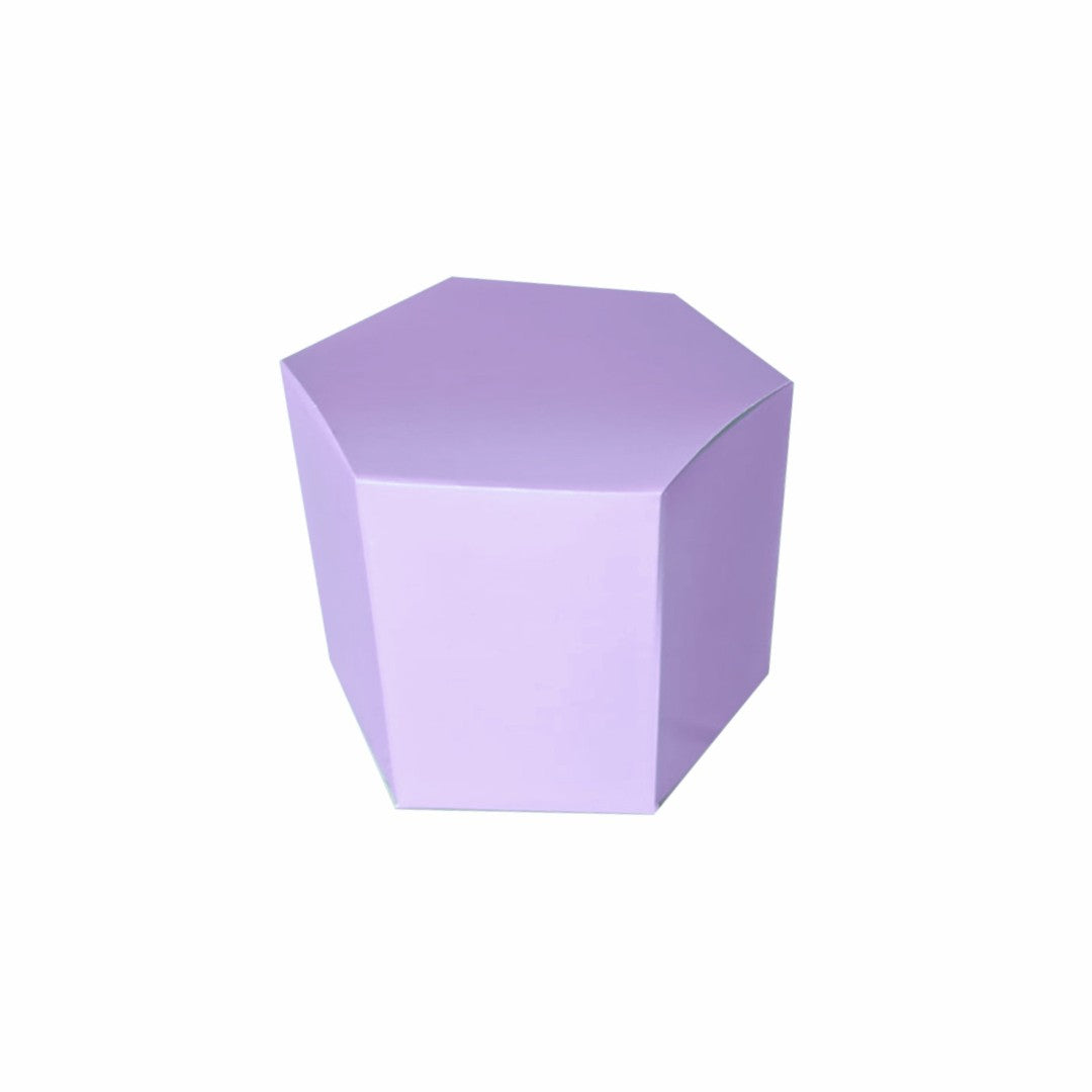 20 CajaHexagono Caple Azúl Med.12x10x9cm