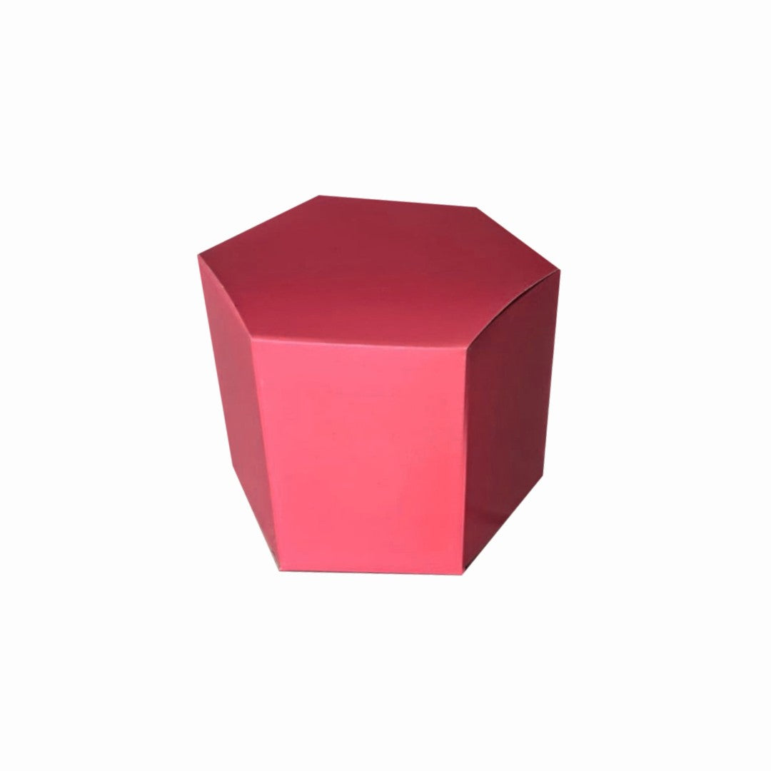 20 CajaHexagono Caple Azúl Med.12x10x9cm