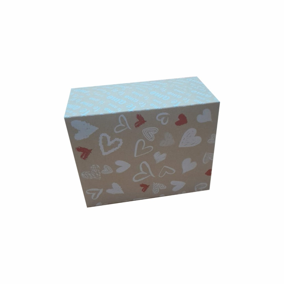 10 Caja Multiusos Corazones Med.27x14.5x20.5cm