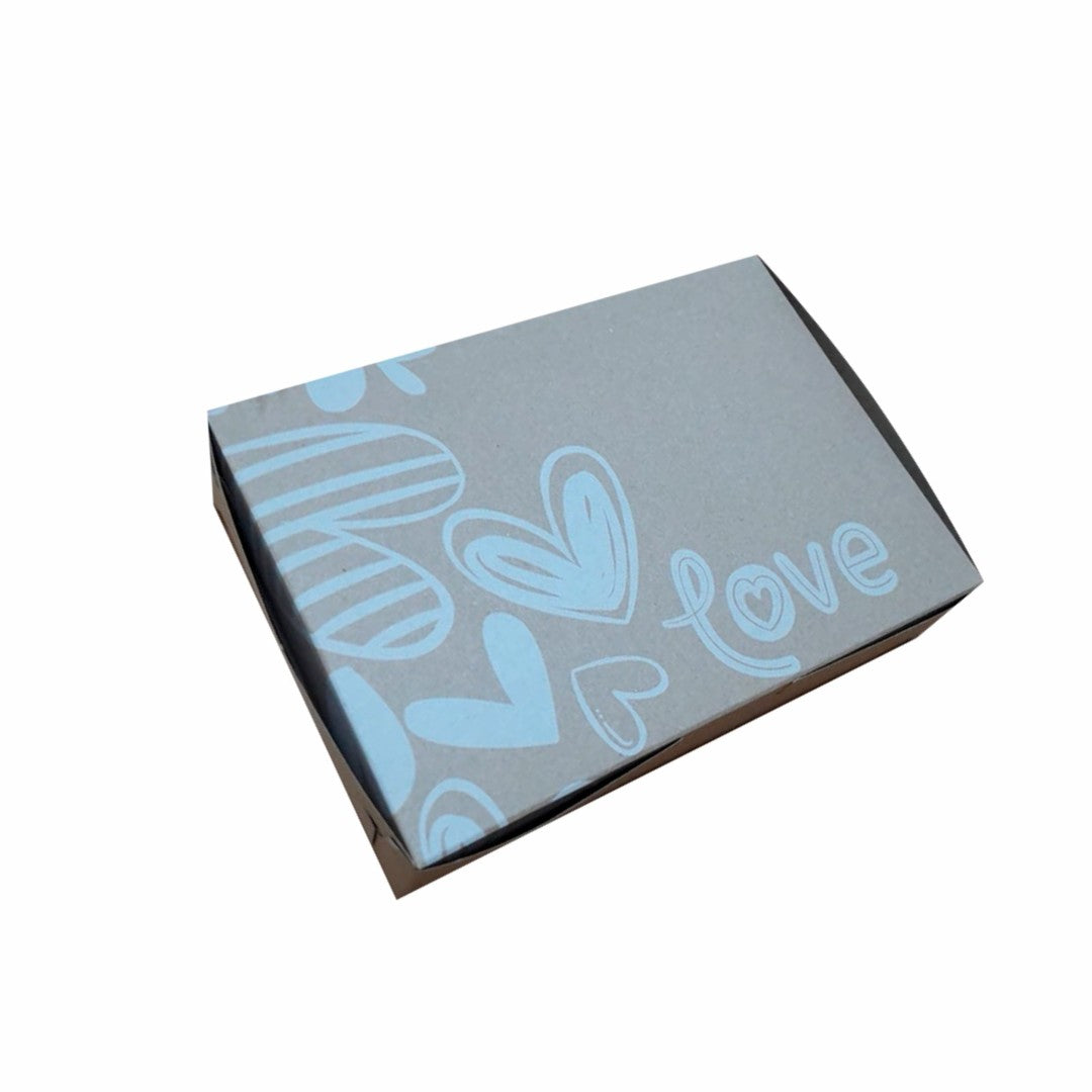 10 Caja Love Tapa Integrada Med.27x19x6cm