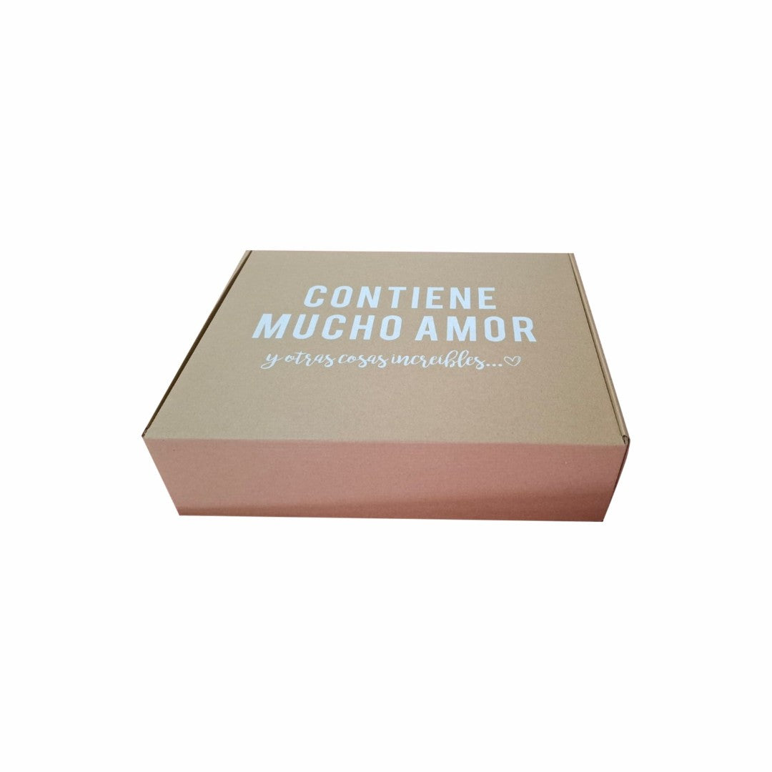 10 Caja Contiene Mucho Amor Med.35x27x9cm