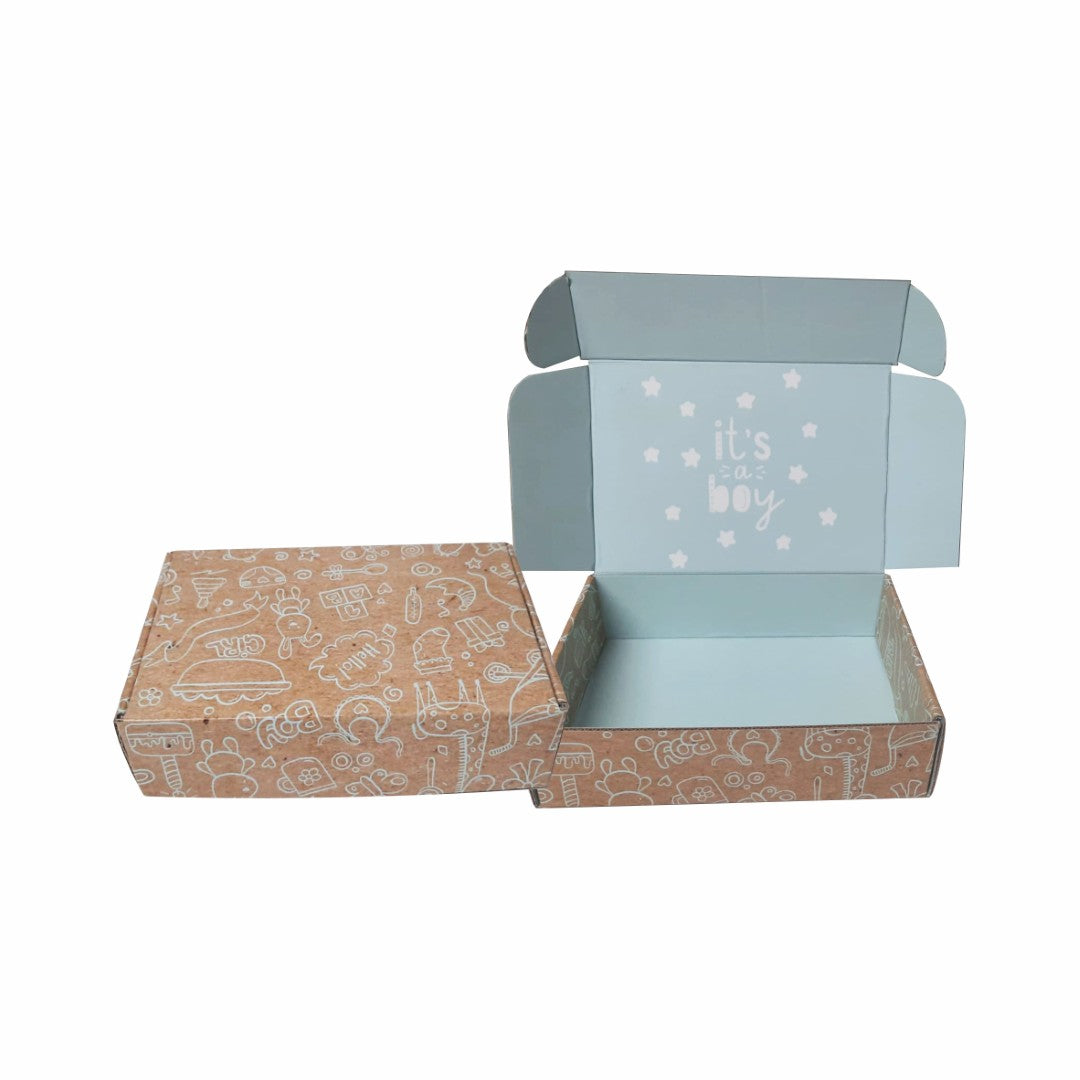 10 Caja tipo maletin It's a Boy Med.30x23x7cm