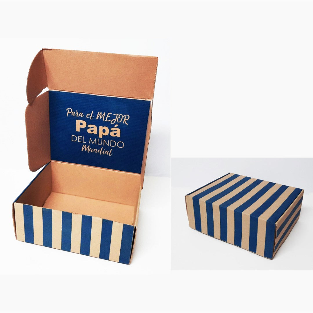 10 Caja Maletín Mejor Papá Med.25x20x10cm