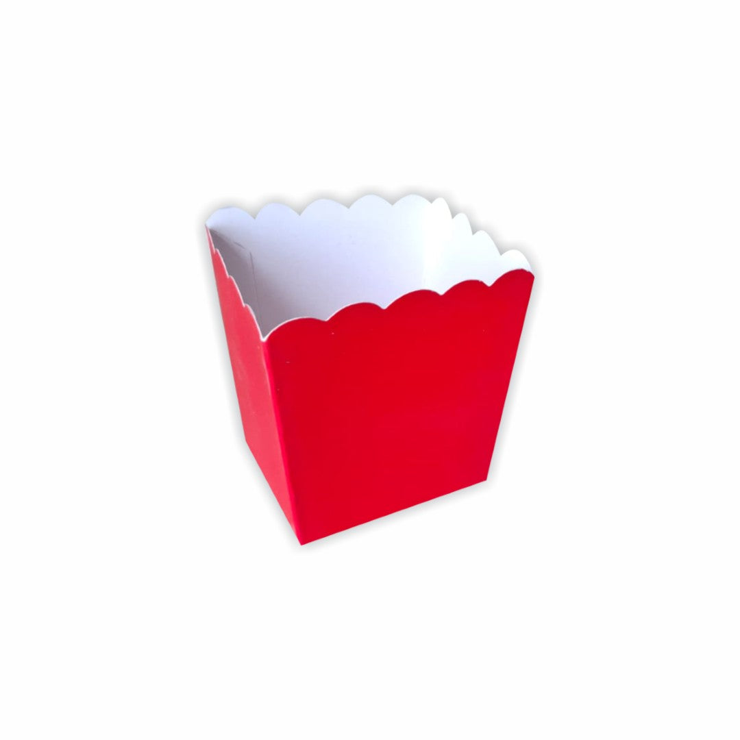20 Caja Contenedor Amarillo Med. 7.5X7.5X9cm
