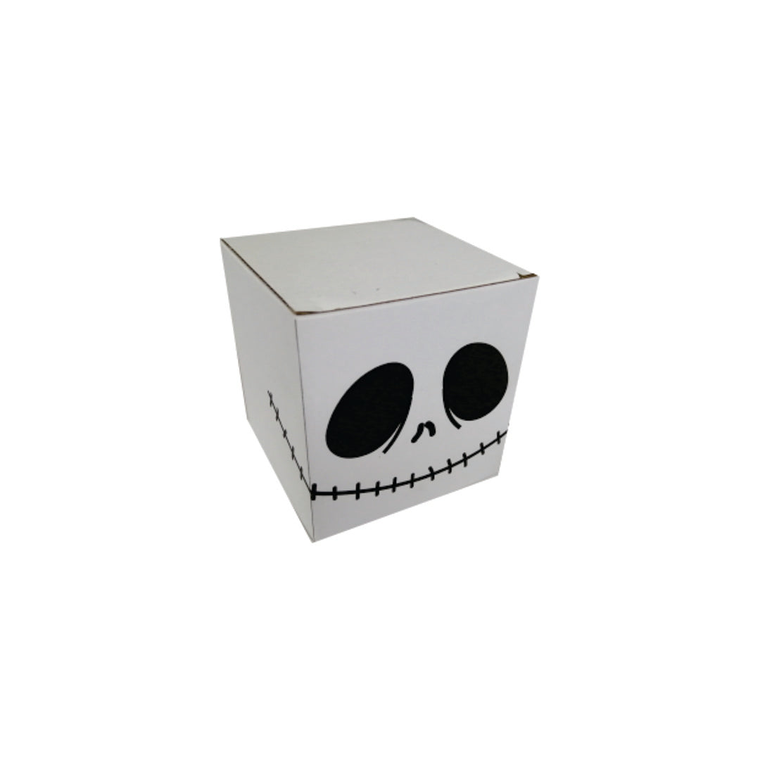 10 Caja Cubo Calavera Med.10x10x10cm