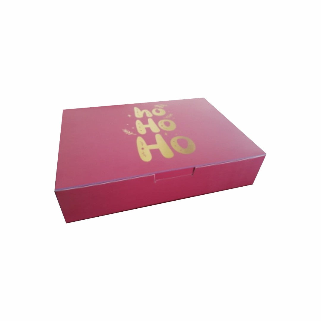 20 Caja para 6 Donas Ho Ho Ho Med. 27x19x6cm