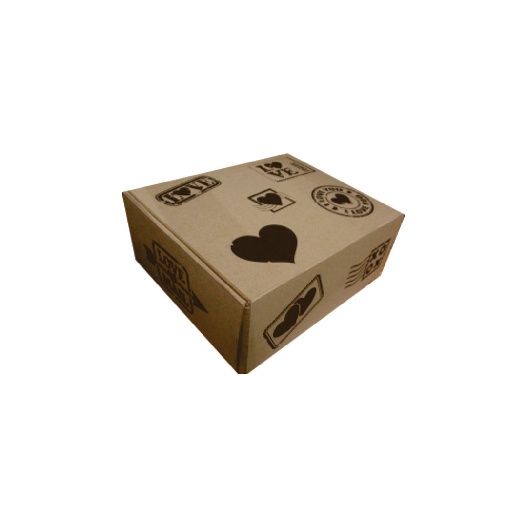 Caja Maletín Micro Kraft Post Love