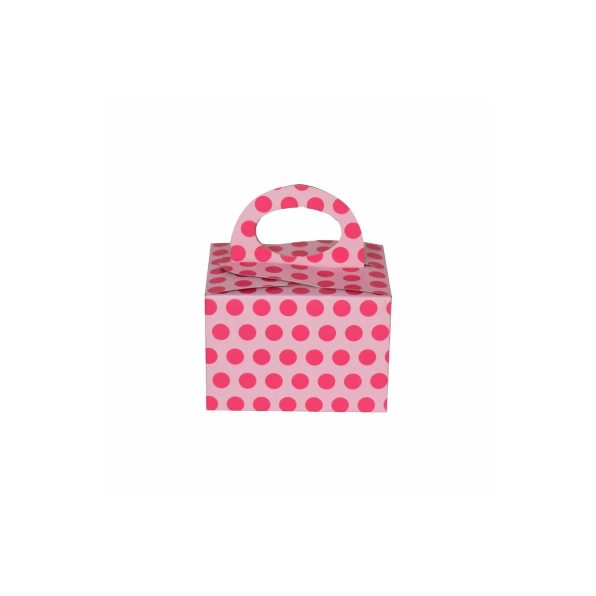 caja dulcera lunares rosa