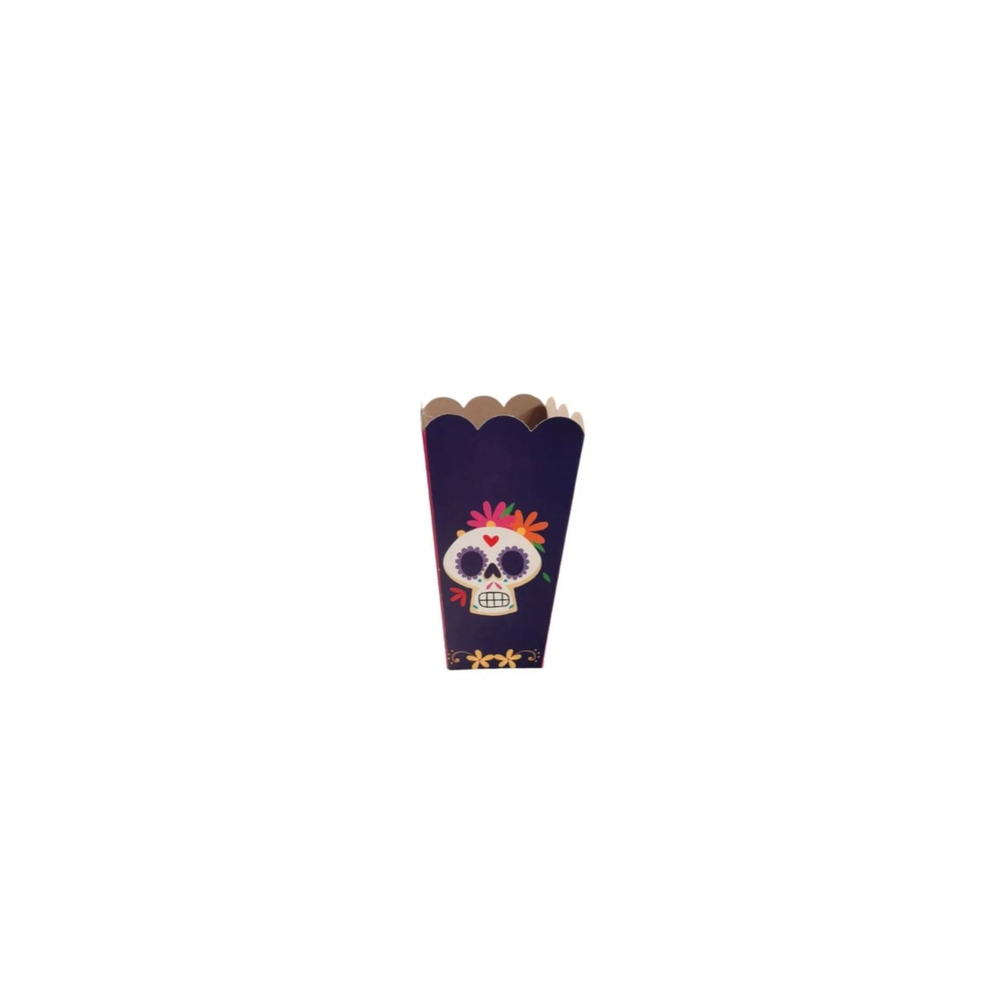 caja para palomitas dia de muertos halloween