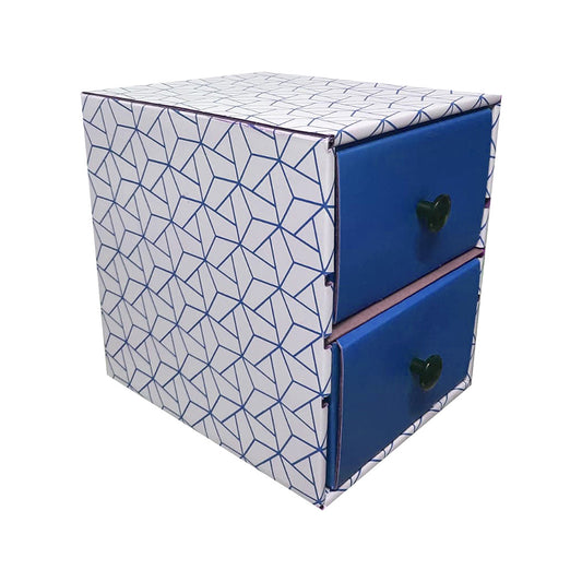 2 Cajonera Plus 2 cajones azúl Med.25x30x30cm