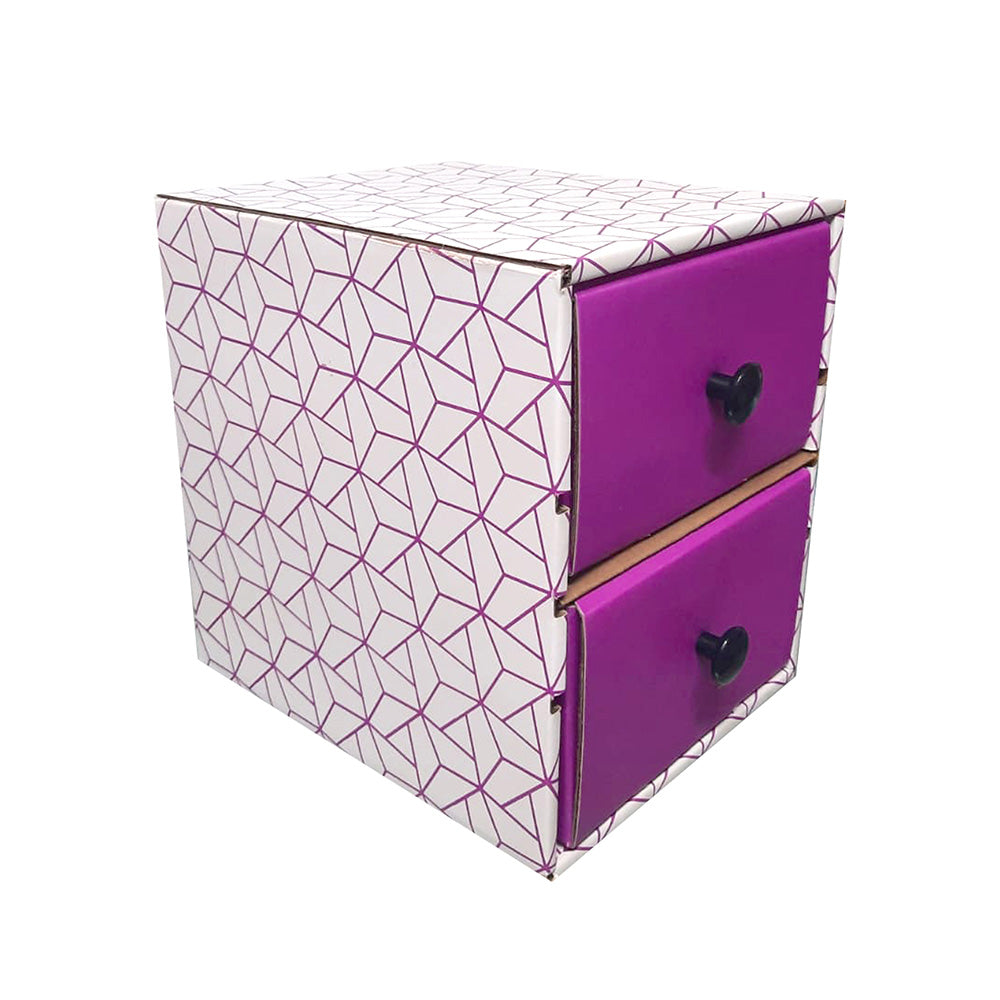 2 Cajonera Plus 2 cajones azúl Med.25x30x30cm