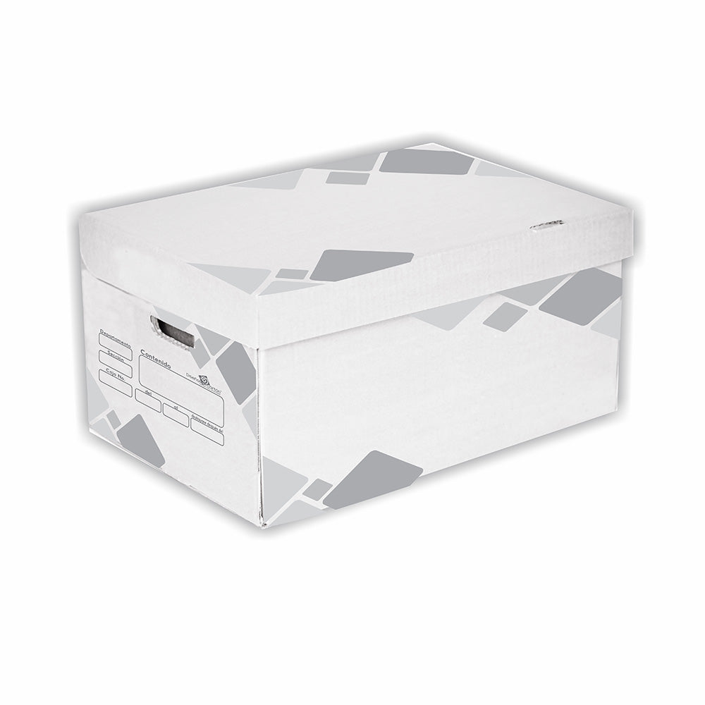 3 Caja Pc Archivo 50 Figuras Geometricas Med.50X35X25cm