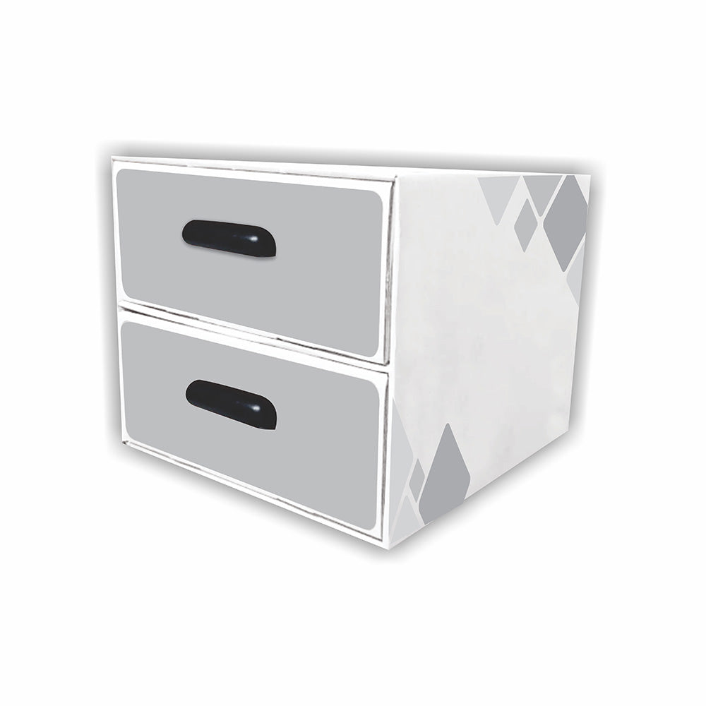 2 Cajonera Eco Grande 2 Cajones Med.24.5x24.5x32.5cm