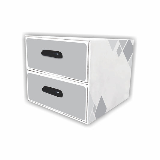 2 Cajonera Eco Grande 2 Cajones Med.24.5x24.5x32.5cm