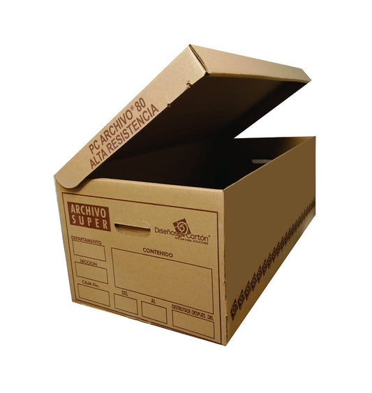 10 Caja PC Archivo 80 Med.78x40x30cm