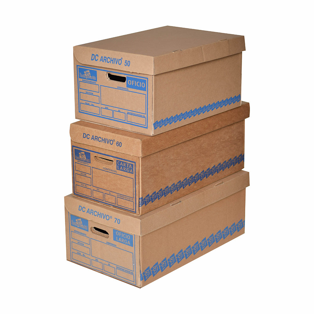 10 Caja DC Archivo 70 Med.60x35x25cm