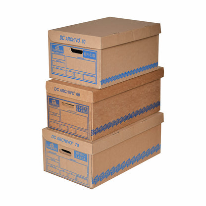 10 Caja DC Archivo 70 Med.60x35x25cm