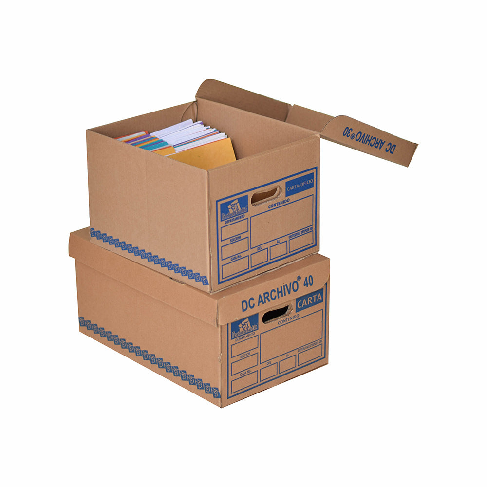 10 Caja DC Archivo 70 Med.60x35x25cm