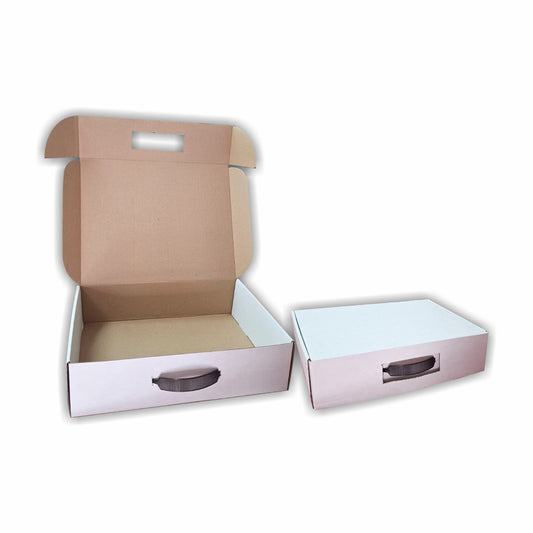 5 Caja Maletin Micro Blanco Med.35x27x9cm