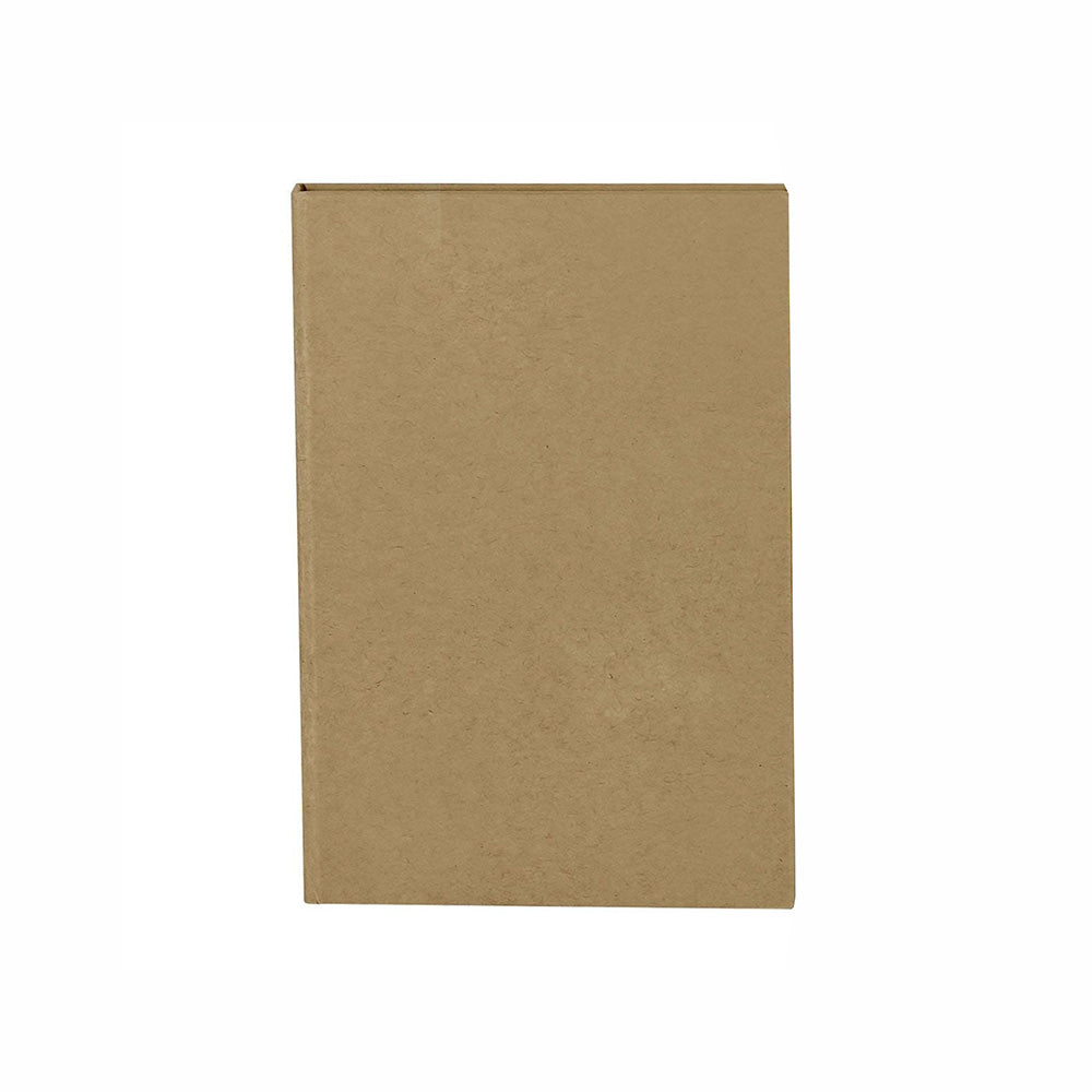 5 Libreta forma francesa Kraft Med.18x1.5x24cm