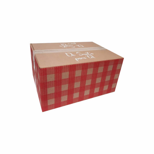 10 Caja CR 10  Navideña De Santa Para Ti Med.40x30x20cm
