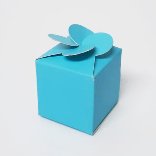 20 Caja Bolito Azúl Cielo Med. 4x4x4cm