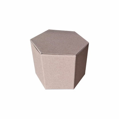 20 CajaHexagono Caple Azúl Med.12x10x9cm