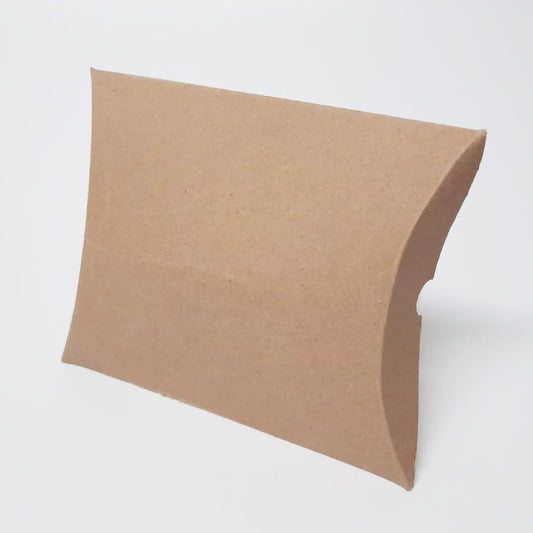 20 Caja Almohada Caple Mini Kraft Med. 8x7x2.5cm