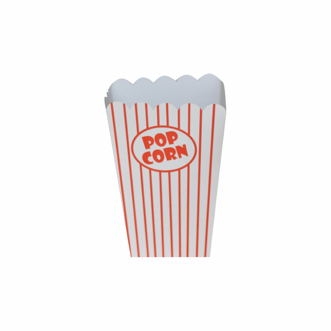 10 Caja Para Palomitas Chica Pop Corn Med.7.5x7.5x19cm
