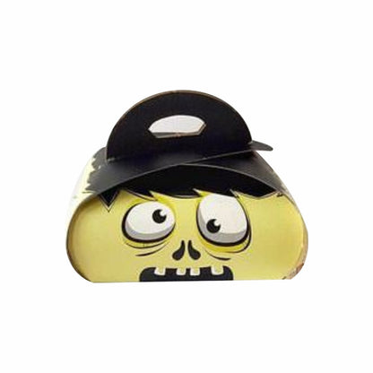 10 Caja Dulcera Halloween Calabaza Med.13x10x6cm