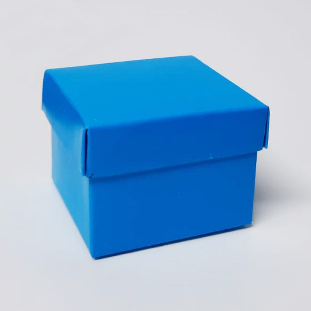 20 Caja Muñeca Micro Azúl Cielo Med. 7.5X7.5X9cm