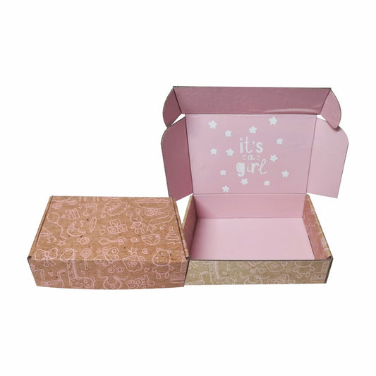 10 Caja tipo maletin It's a Girl Med.30x23x7cm
