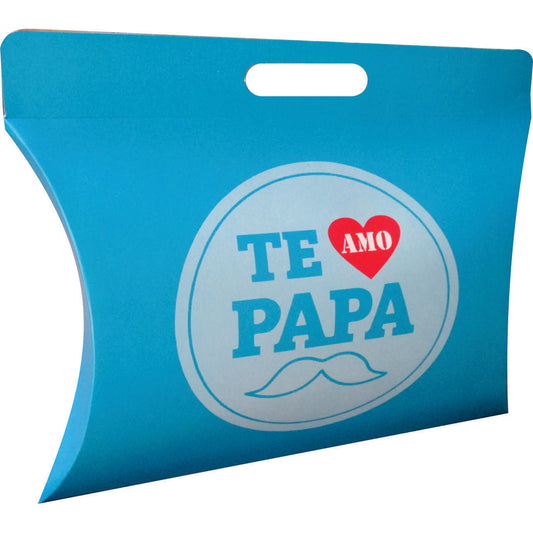 10 Caja tipo Almohada Tipo Bolsa Papá Med.30x8x27cm