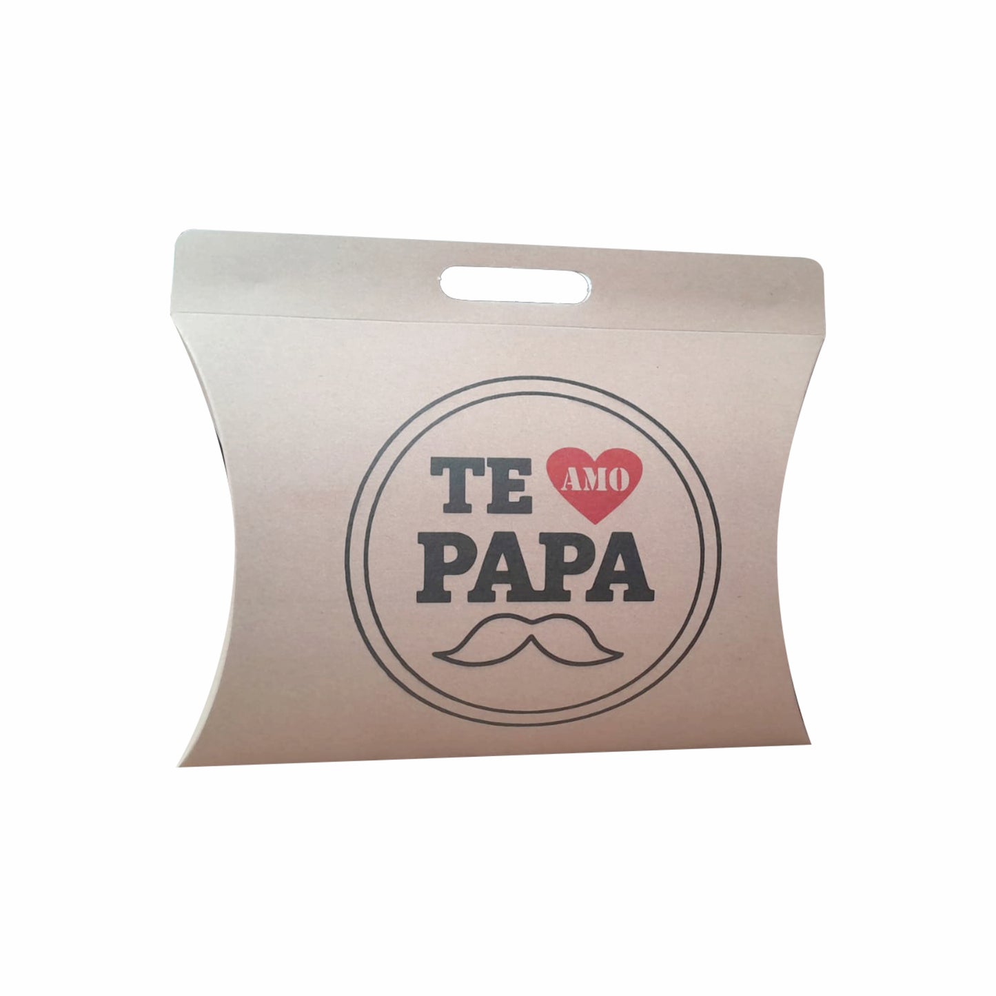 10 Caja tipo Almohada Tipo Bolsa Papá Med.30x8x27cm