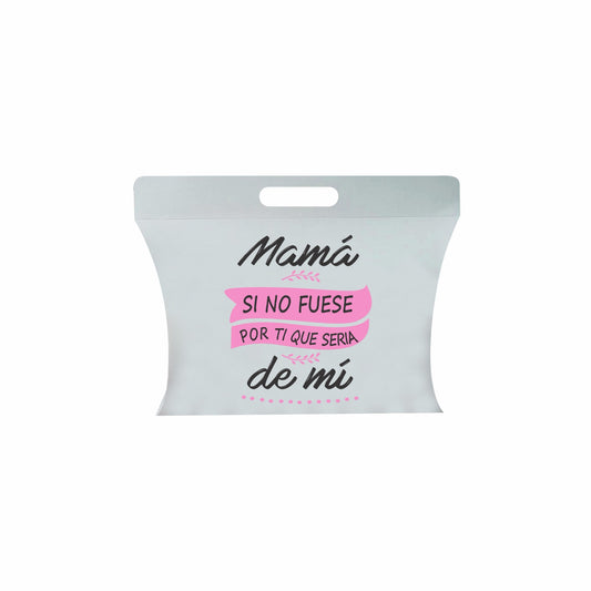 10 Caja Almohada Tipo Bolsa Mama Blanca Med.30x8x27cm