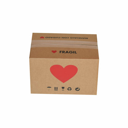 Caja Empaque Corazón.Paquete 25 Piezas