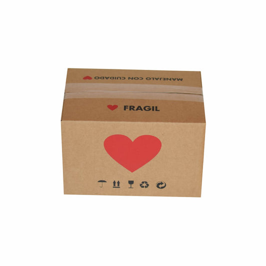 Caja Empaque Corazón.Paquete 25 Piezas