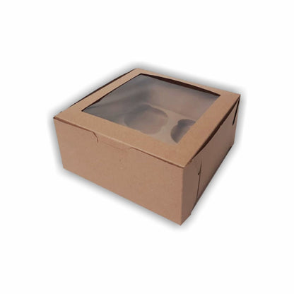 Caja para Cup Cake.Paquete 25 Piezas