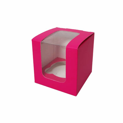 Caja para Cup Cake.Paquete 25 Piezas
