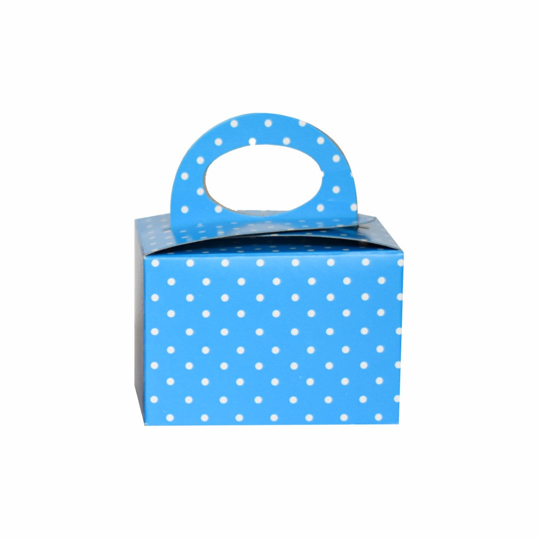20 Caja Dulcera Chica Azúl Claro Med.10x9x7cm