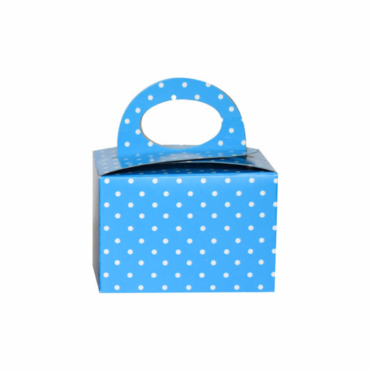 20 Caja Dulcera Chica Azúl Claro Med.10x9x7cm