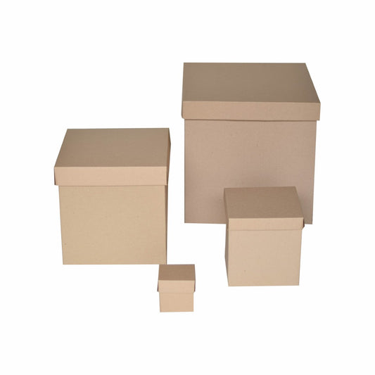 Cubos Micro Kraft.Paquete 25 Piezas