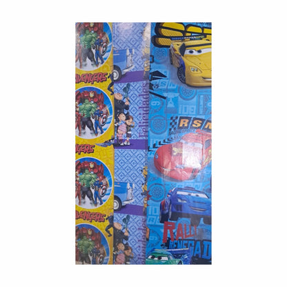 25 Pliegos de Papel para Regalo Personajes
