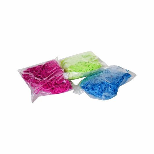 20 Bolsitas de Papel China Picado Azúl Cielo